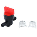 In-Line Straight Fuel Gas Shut Cut Off 1/4" Valve Petcock Motorcycle CutTEUS