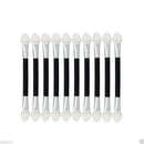 12x Double-End Eye Shadow Sponge Brushes Proper Makeup Cosmetic Applicator New