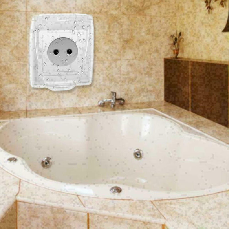 Universal Waterproof 86 Type Wall Socket Plate Panel Y4J5 Cov Protect Box T I4G0