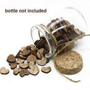 200Pcs Rustic Wooden Love Heart Wedding Table Scatter Wood Top Craft Decora U0X5