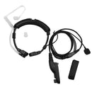 Flexible Throat Mic Microphone Covert Acoustic Tube Earpiece Headset