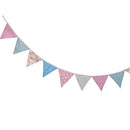 3.2m 12 Flags Powder Blue Flag Banner Pennant Wedding/Birthday Party Decor