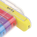 28 Grid Spring Pill Box 7 Day Weekly Pillbox Plastic Storage Container MediS Gw
