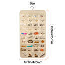80Pockets Hanging Jewelry Organizers Storage for Holding Earring Jewelrie 3C