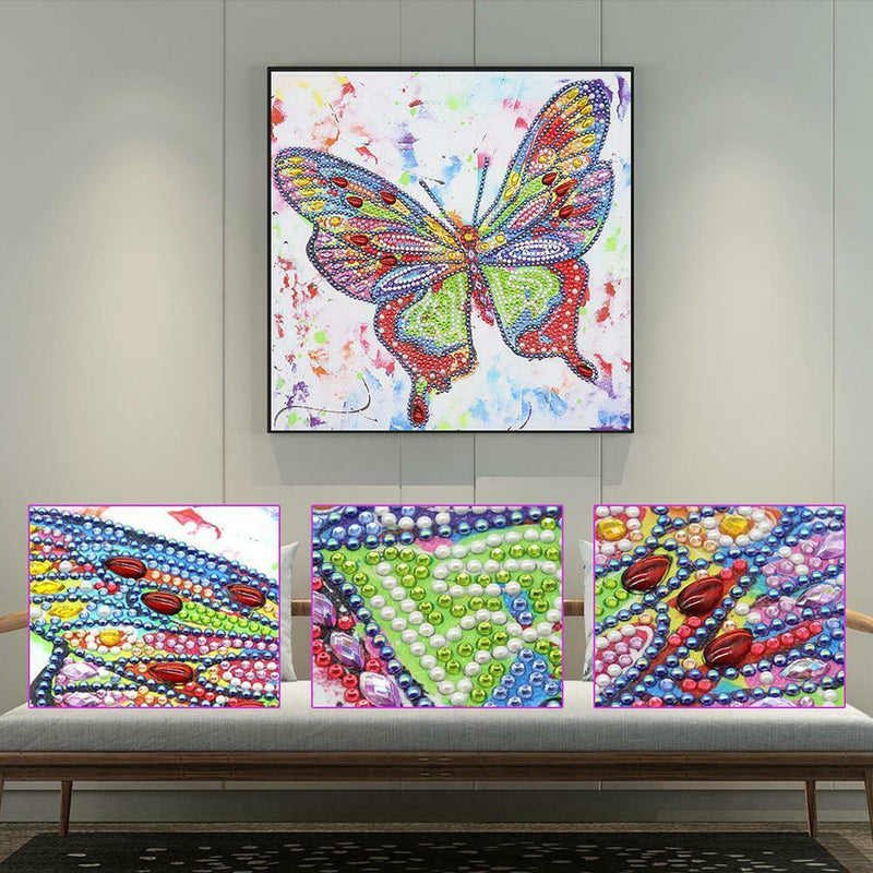 5D DIY Special Shaped Diamond Painting Butterfly Cross Stitch Mosaic Kits
