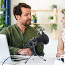 USB Microphone Wired Condenser Microphone Studio Mic with Stand Clip for PC