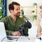 USB Microphone Wired Condenser Microphone Studio Mic with Stand Clip for PC