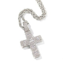 Cross Pendant Necklace Men / Women Hip Hop Sparkling Street Dance Rap Men's