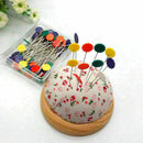 50 Patchwork Craft Flower Button Head Pins Quilting Tool Sewing Accessorie Z3I4