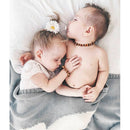 Newborn Baby Infant Rabbit Blanket Bath Easy Wrap Sleeping Swaddle Bedding Gray