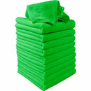 1X Green Microfibre Cleaning Auto Car Detailing Soft Towel Wash Duste Cloth R3C5