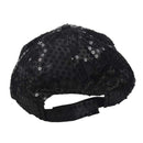 Glitter Hip Hop Dancer Hat Sparkling Bling Sequin Baseball Club Cap Black Y8R1