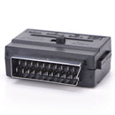 21 Pins SCART Male Plug To 3 RCA Female AV TV Audio Video Adaptor Converter %o