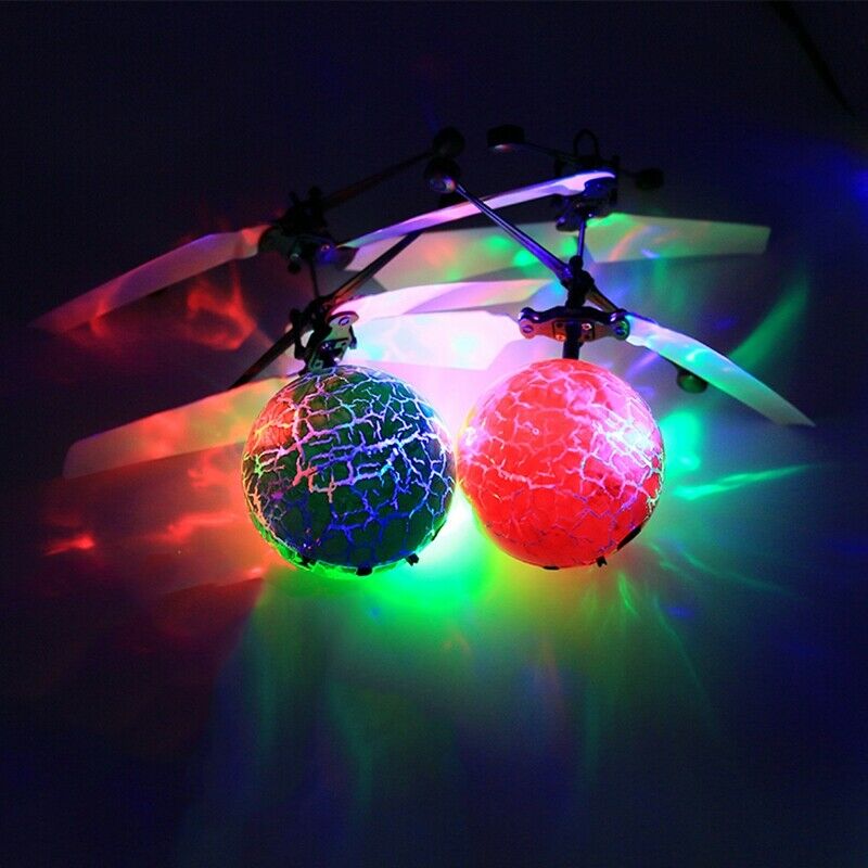 Fantastic Infrared Induction Drone Flying Flash LED Lighting Ball HelicopterI6L7