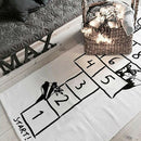 Linen Baby Kids Game Play Mats Floor Rug Infant Crawling Pad