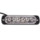 Amber 6 LED 18W Bar Car Truck Strobe Flash Emergency Warning Light Lamp 12V â„–[