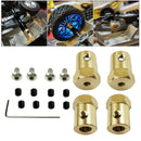 Metal 5mm to 12mm Wheel Hub Extension Adapter for WPL D12 RC Car Accessory