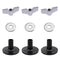 18Pcs Drum Felt Set Replacement Parts Percussion Instrument Accessories Inc