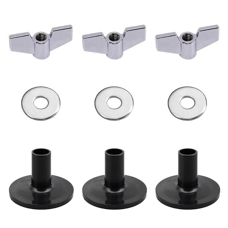 18Pcs Drum Felt Set Replacement Parts Percussion Instrument Accessories Inc