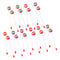 20 Packs Hand Drum Mallet Hammers Stick Kids Baby Educational Develop Toys