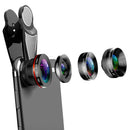 4 In 1 Phone Lens 0.63X Wide Angle Macro Fish Eye Telephoto Zoom Lens For S