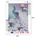 5D DIY Full Drill Square Diamond Painting Peacock Cross Stitch Embroider (2