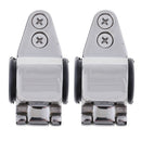 1 Pair Steel Slide Cap Hinged Bimini Top Fittings for 20-22-25mm Pipe