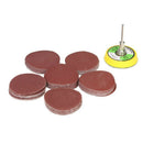 60 Pcs Sanding Paper Grinding Wheel With 50Mm Polishing Pad Adapter, Grits  M3W1