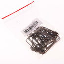 Set of 6 Bronze Dungaree Fasteners Clip Brace Buckles for Suspenders 38mm