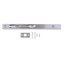 10'' Door Guard Stainless Steel Bolt Action Lever Flush Latch Slide Latch