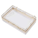 Women Cute Clear Acrylic Box Clutch Crossbody Purse Evening Bag
