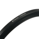 8pcs Step Up Lens Filter Ring For Cameras Adapter Lot 67mm 72mm 77mm 82mm Series