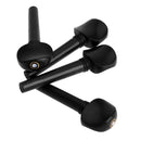 4/4 Size Violin Fiddle Tuning Peg 4pcs Set Ebony Wooden Replacement-black
