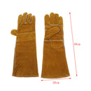 1 pair Professional Gloves Anti Bite with Long Sleeve Lizard Reptile Protective
