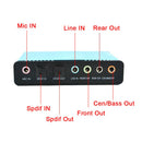 1 x Pack USB External Channel 5.1 S/PDIF Optical Audio Surround Sound Card for