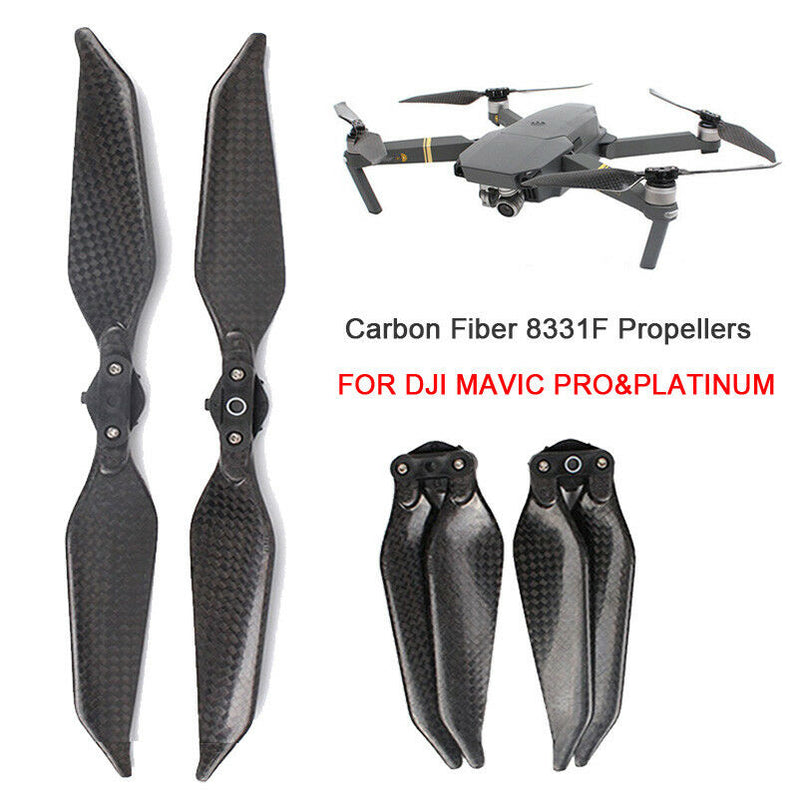 4Psc 8331F Carbon Fiber Quick Release Propeller For DJI Mavic Pro/PLATINUM Drone