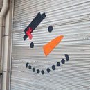DIY Christmas Snowman Decoration Outdoor Decoration Dress Up Garage Door Do G1N2
