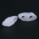 1pair Silicone Dual Ring Little Thumb Toes Varus Spacer Foot Care Tool