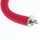 Set Of 2 Parrot Bird Natural Wood Stand Perch U