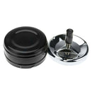 Portable Stainless Steel Round Push Down Ashtray Spinning Cigarette Ash Holder