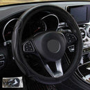 Car Steering Wheel Cover Soft Leather Breathable Slip Z7K0