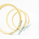 Embroidery Hoops for Cross Stitch (6 Pack) Premium Round Bamboo Hoop Kit Bu