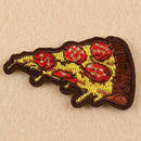 Set of 10Pcs Embroidery Pizza Chips Sew Iron on Patch Badge Bag Applique T4D5