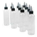 Set of 10 Squeeze Bottles With Twist Cap Bottle Sauces Arts Craft 120ml