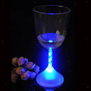 Flashing Wine Glass Colorful Colour Changing,Made From Hard Wearing Acrylic