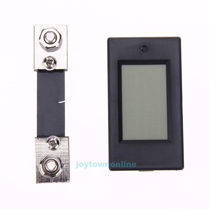 100A DC Digital Watt KWH Current Power Energy Meter Ammeter Voltmeter 7-100