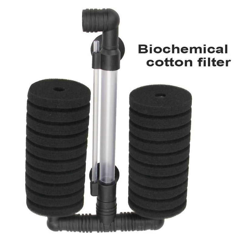 Hot Aquarium Fish Tank Biochemical Sponge Filter Air Pump With Suction Cup