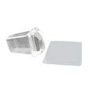 New Pure Clear Jelly Silicone Nail Art Stamper Scraper Sets Transparent Pol J1W7
