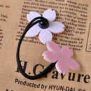 Sweet Sakura Flower Elastic Hair Band Rope Ponytail Holder Accessory Girl Gift