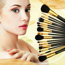 15pcs Makeup Brushes Set Powder Foundation Eye shadow Eyeliner Lip Brush A